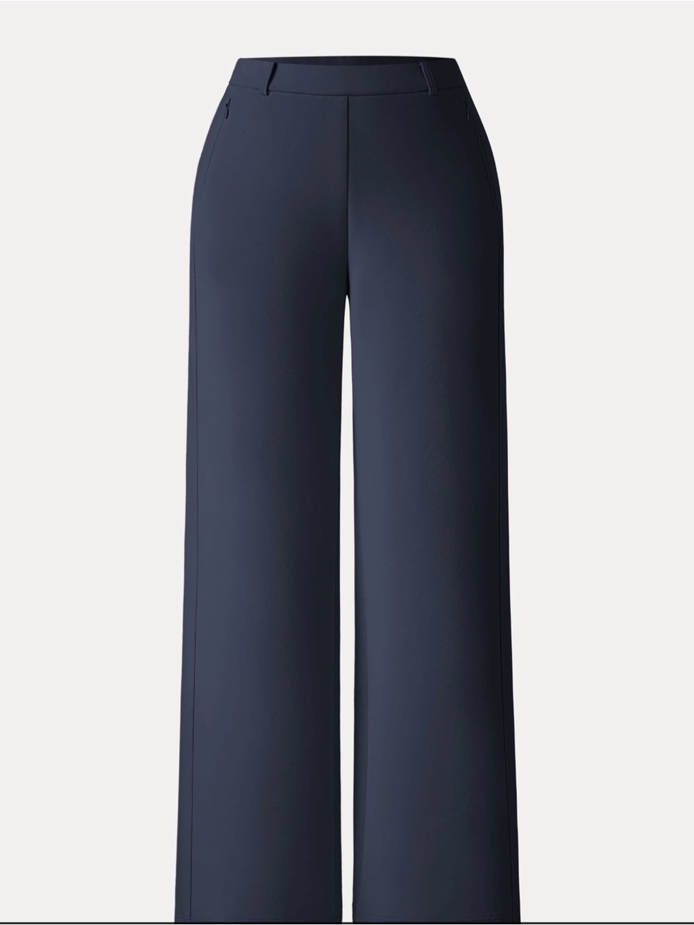 OGL Wide-Leg Dress Pants in Navy Blue